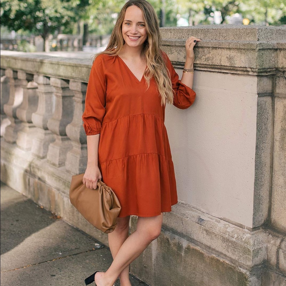 NWT Grace Atwood Amazon The Drop Swing Dress